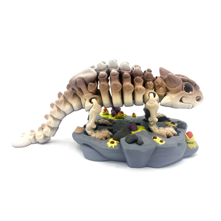 Ankylosaurus Skeleton Figure