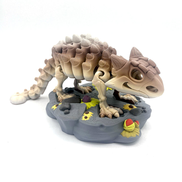 Ankylosaurus Skeleton Figure