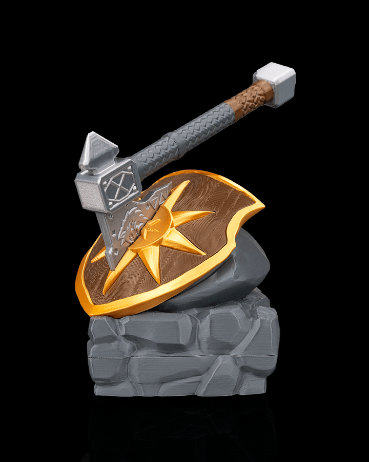 Axe Marks the Spot -Pen & Sticky Notes Holder