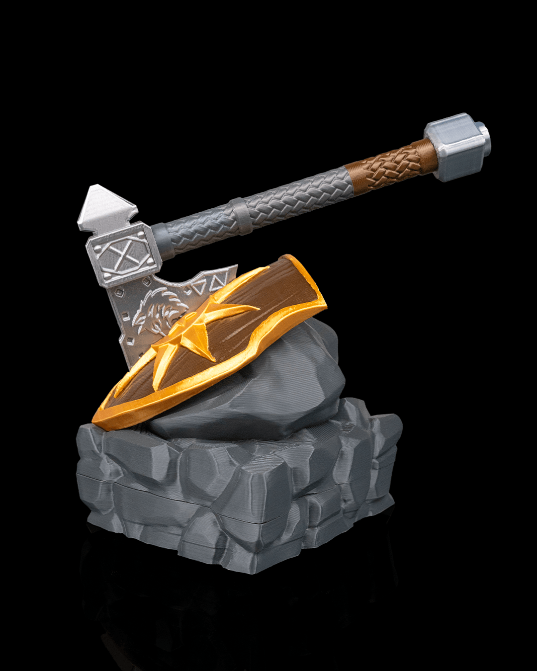 Axe Marks the Spot -Pen & Sticky Notes Holder