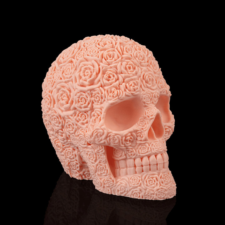 Bloom Skull Halloween Decor
