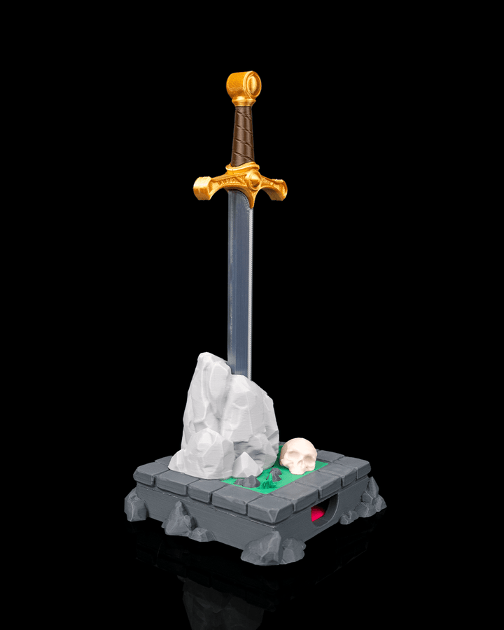 Deskalibur - Pen & Sticky Notes Holder