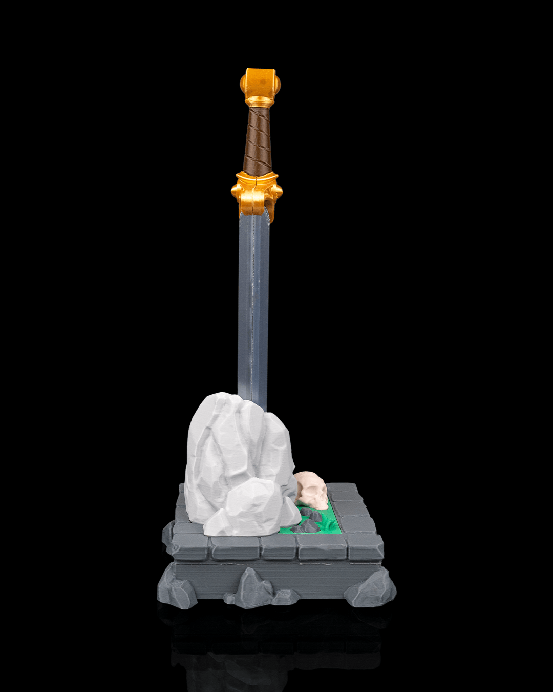 Deskalibur - Pen & Sticky Notes Holder