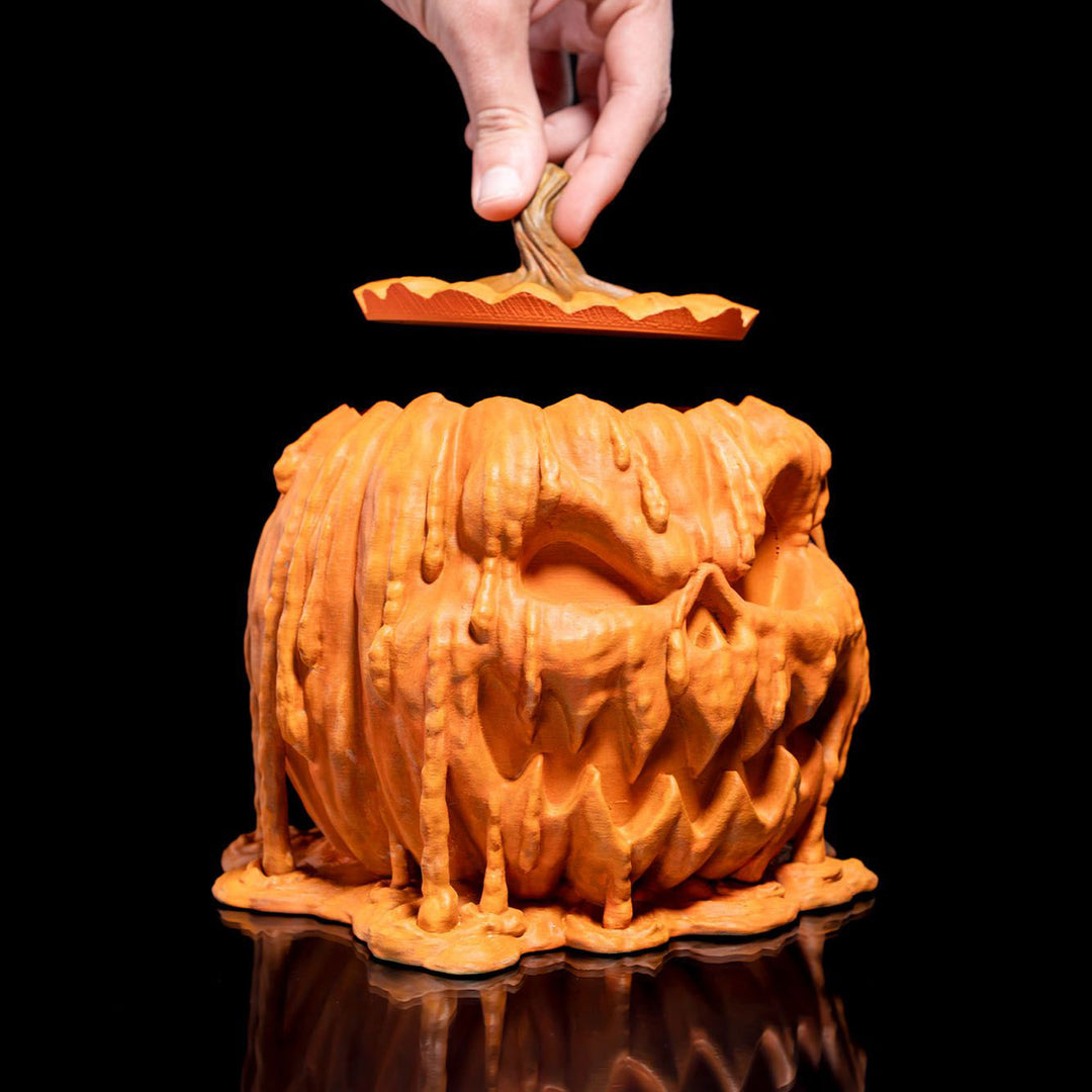 Melting Pumpkin Candy Bucket