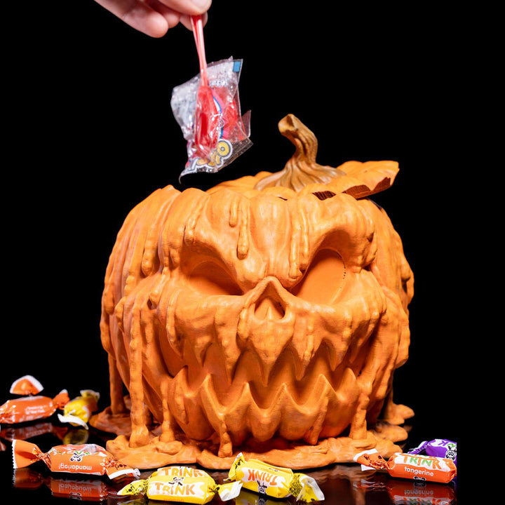 Melting Pumpkin Candy Bucket