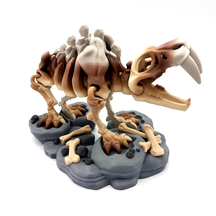 Sabertooth Tiger Skeleton Figure