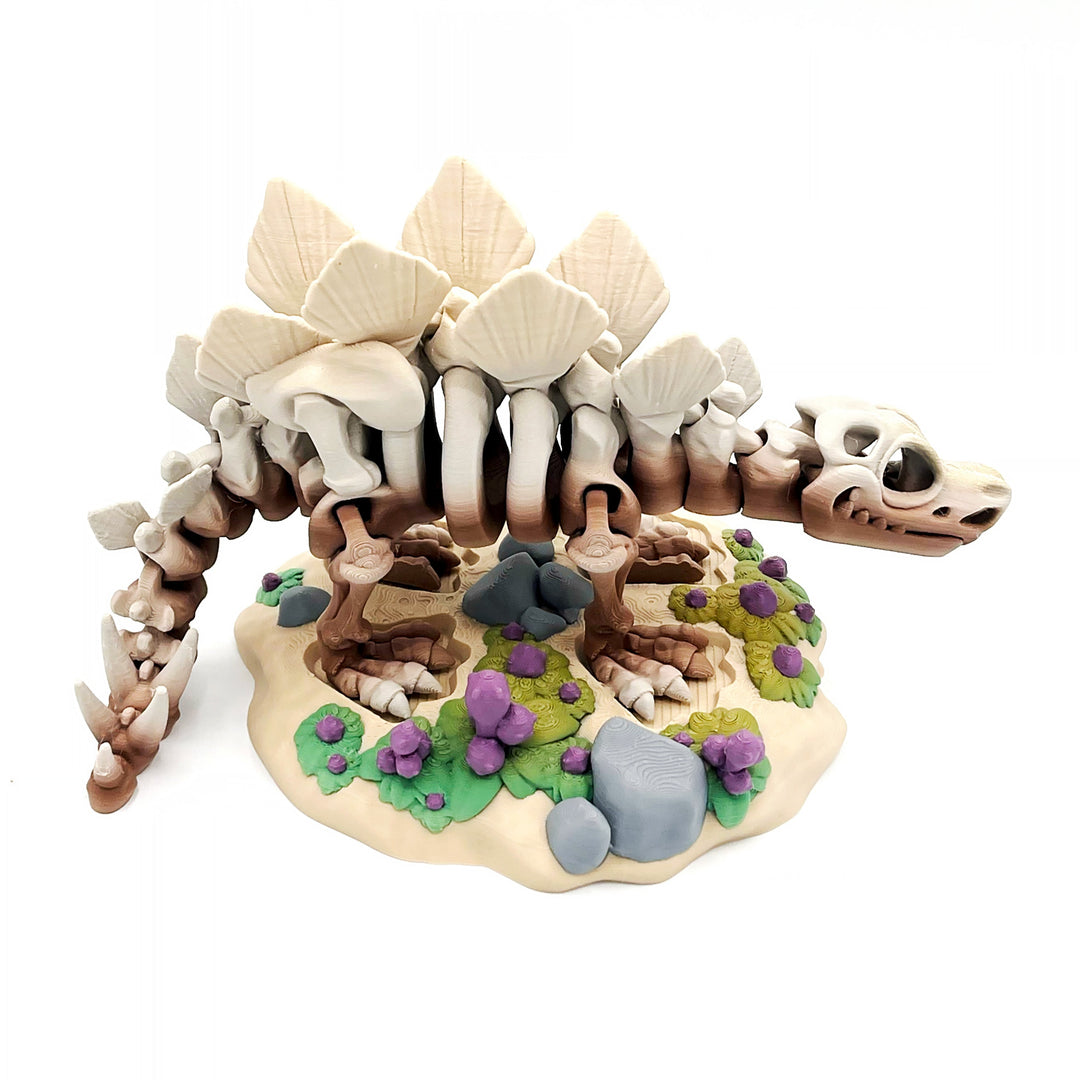 Stegosaurus Skeleton Figure