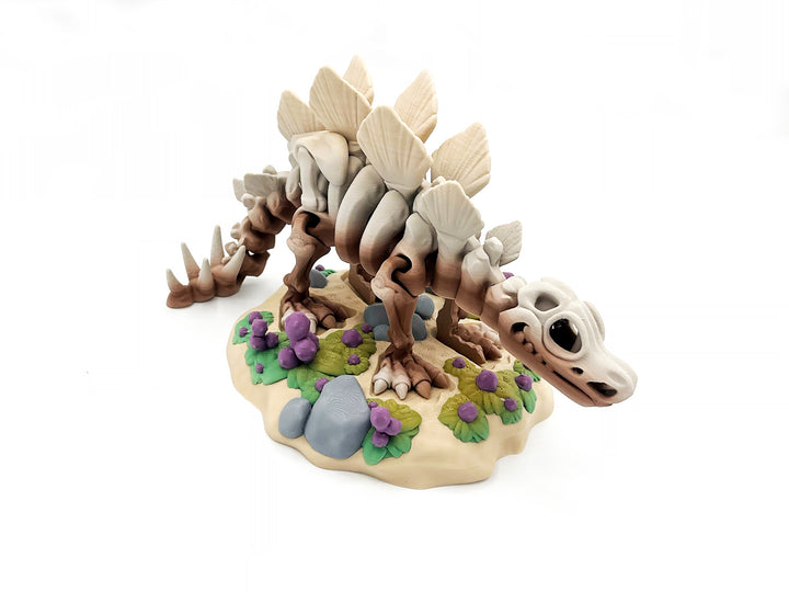 Stegosaurus Skeleton Figure
