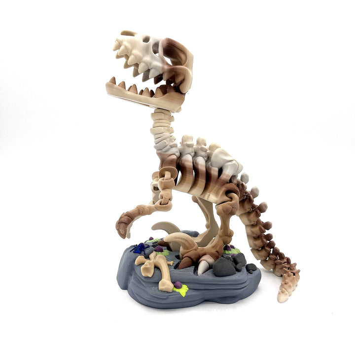 Velociraptor Skeleton Figure