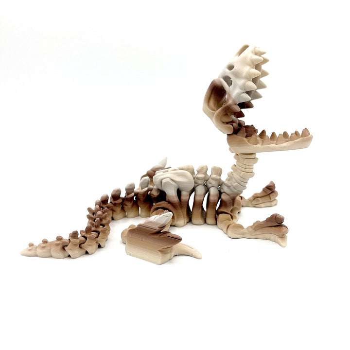 Velociraptor Skeleton Figure