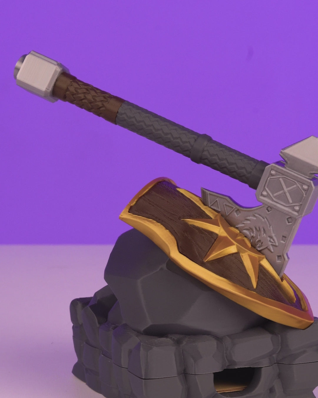 Axe Marks the Spot -Pen & Sticky Notes Holder