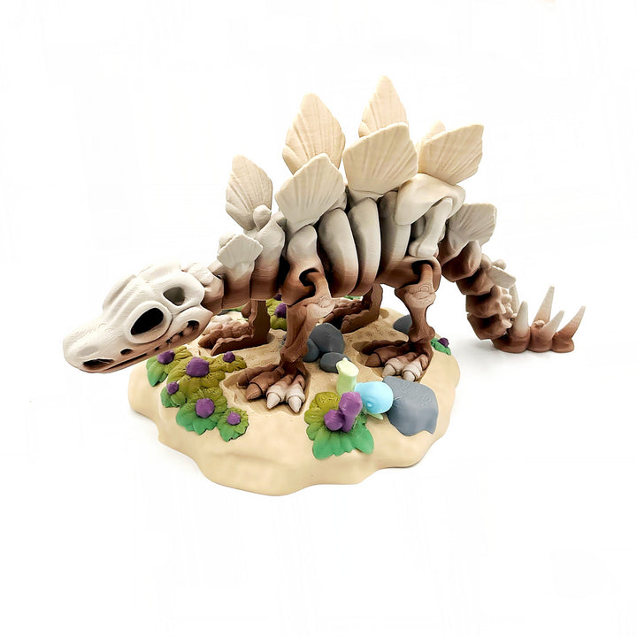 Stegosaurus Skeleton Figure